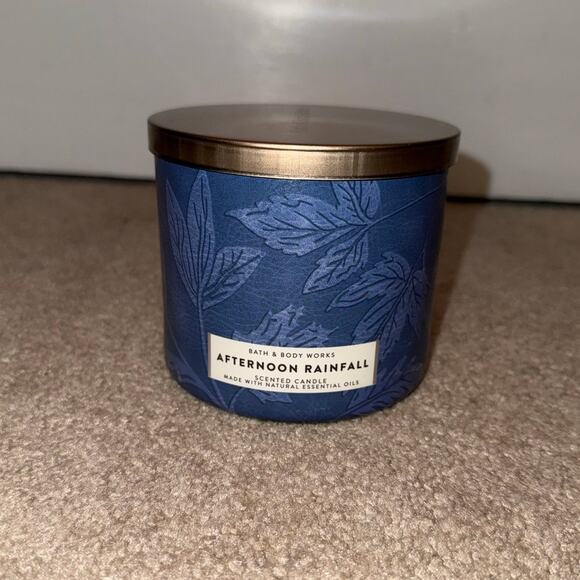 Bath & Body Works Other - New Bath & Body Works Afternoon Rainfall 3 Wick Candle